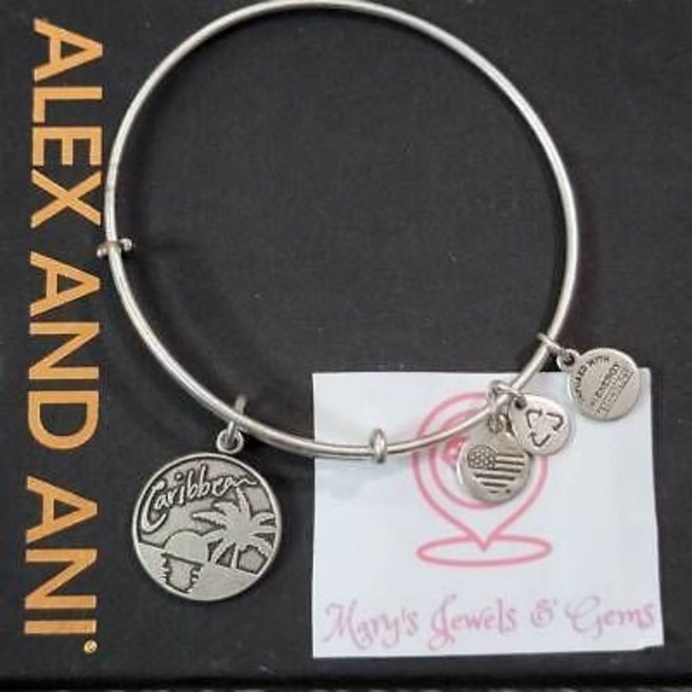 Alex and Ani Caribbean charm bracelet